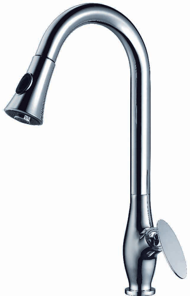 AI-16745 1 Hole CUPC Approved Stainless Steel Faucet In Chrome Color