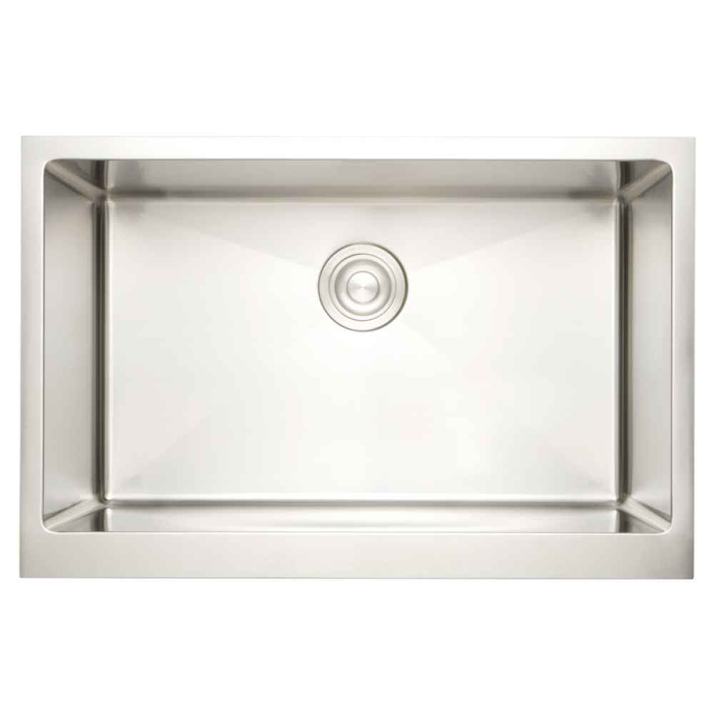 32-in. W CSA Approved Stainless Steel Kitchen Sink With 1 Bowl And 18 Gauge