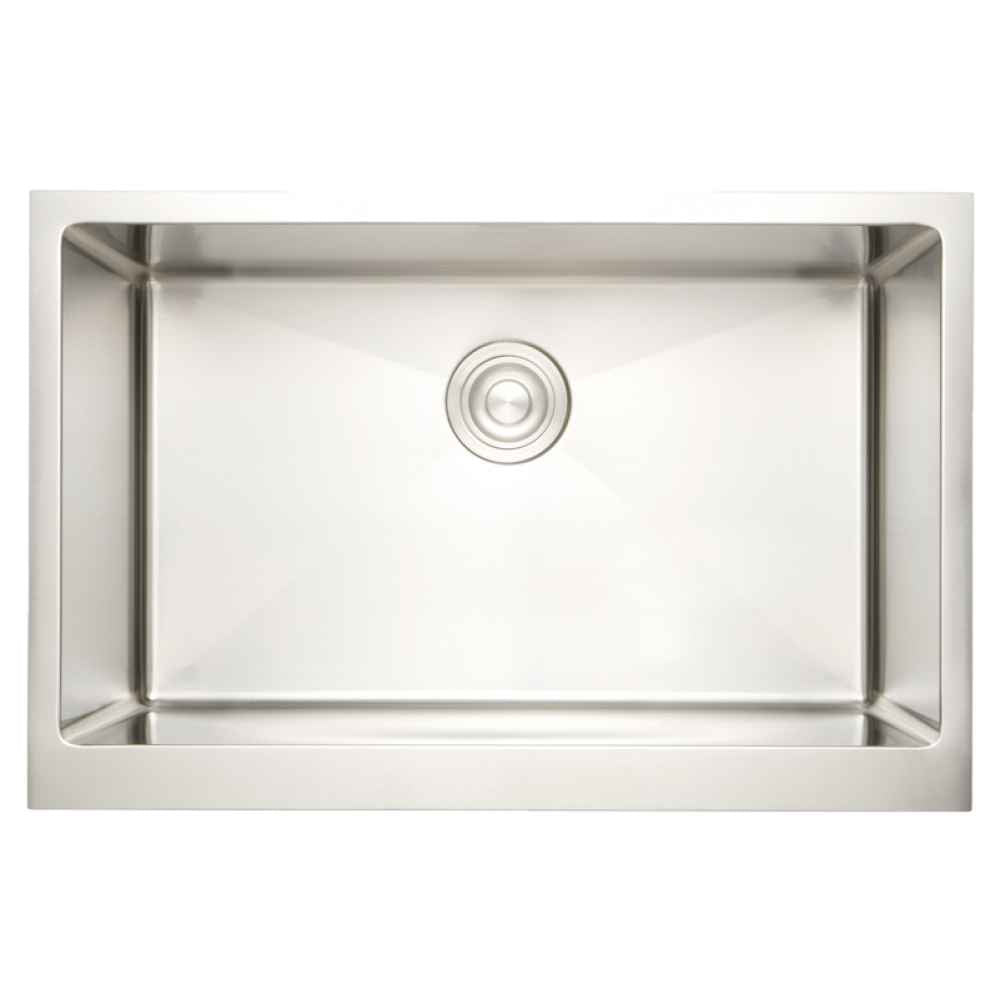 33-in. W CSA Approved Stainless Steel Kitchen Sink With 1 Bowl And 16 Gauge - 27438