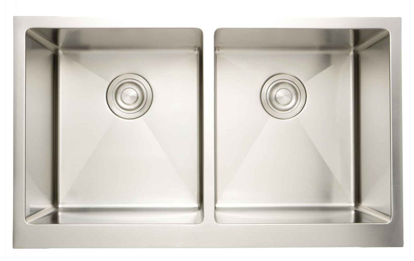 31-in. W CSA Approved Stainless Steel Kitchen Sink With 2 Bowl And 18 Gauge - 27475