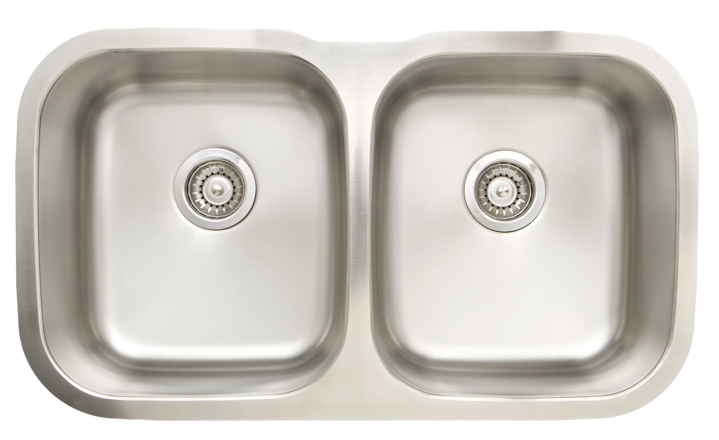 32.25-in. W CSA Approved Stainless Steel Kitchen Sink With 2 Bowl And 18 Gauge AI-27557