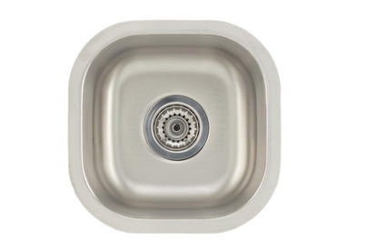 13-in. W CSA Approved Stainless Steel Kitchen Sink With 1 Bowl And 18 Gauge AI-27723