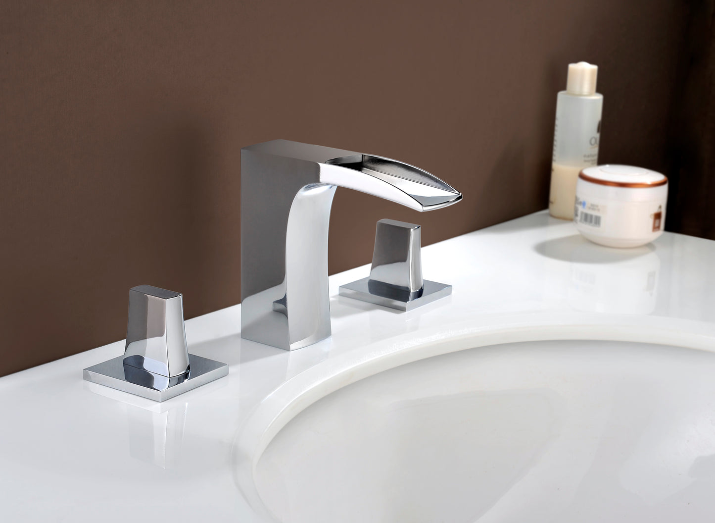 13.2-in. W Bathroom Sink Faucet Set AI-33685