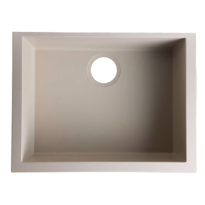 AB2420UM 24" Undermount Single Granite Composite Kitchen Sink