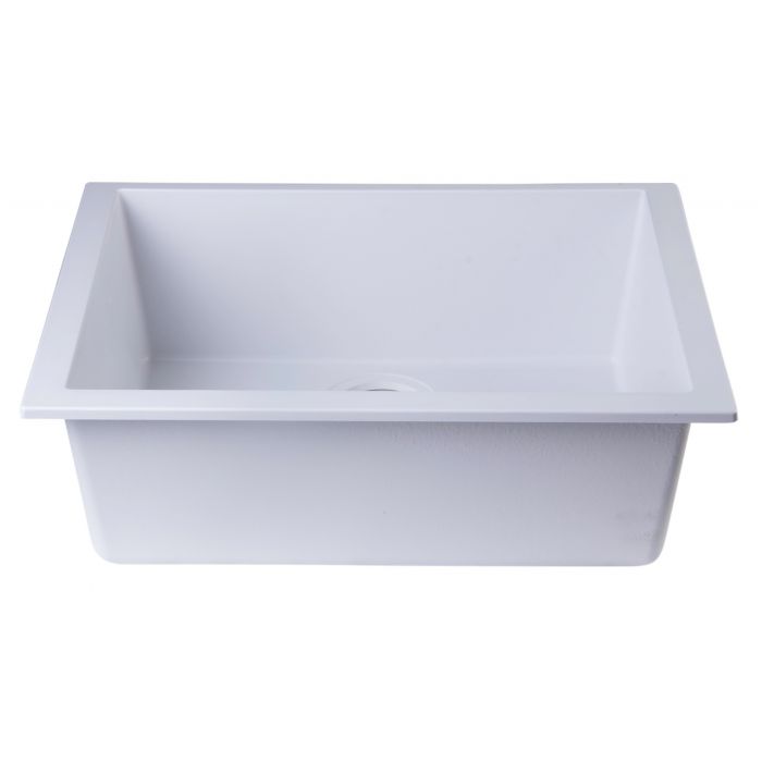 AB2420UM 24" Undermount Single Granite Composite Kitchen Sink