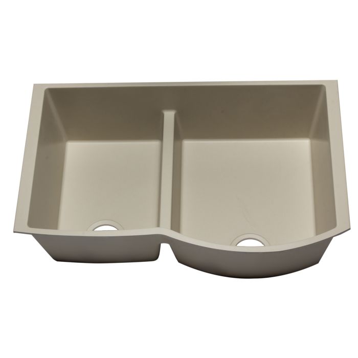 AB3320UM 33" Double Bowl Undermount Granite Composite Kitchen Sink