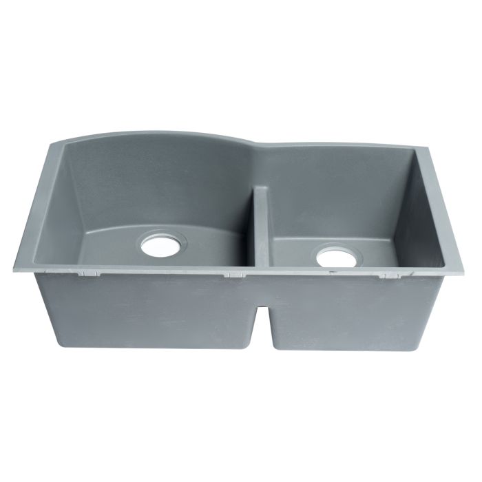 AB3320UM 33" Double Bowl Undermount Granite Composite Kitchen Sink