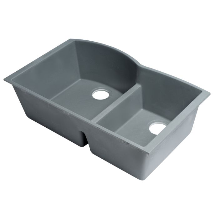 AB3320UM 33" Double Bowl Undermount Granite Composite Kitchen Sink