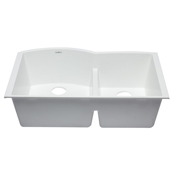 AB3320UM 33" Double Bowl Undermount Granite Composite Kitchen Sink