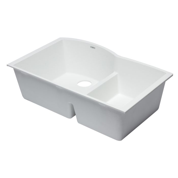 AB3320UM 33" Double Bowl Undermount Granite Composite Kitchen Sink