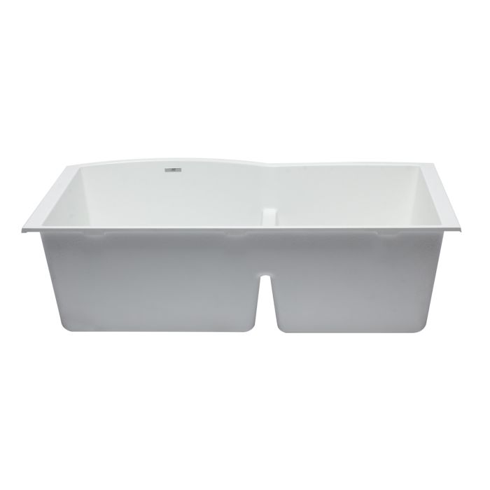 AB3320UM 33" Double Bowl Undermount Granite Composite Kitchen Sink