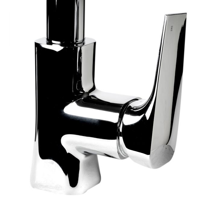 ABKF3889 Square Gooseneck Pull Down Kitchen Faucet